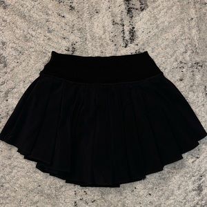 Pleated tennis skort.
